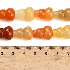 Natürliche goldene Seidenjadeperlenstränge&nbsp;GG-CBA47A4-A01-18X13MM