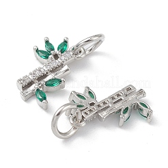 Подвески из циркония с покрытием из латуни KK-G464-08P