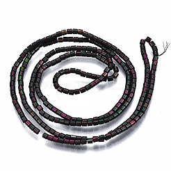 Electroplate non magnetici ematite sintetico fili di perline&nbsp;G-T114-79