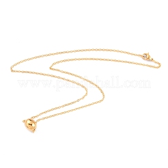 Colliers pendentifs en acier inoxydable 304&nbsp;NJEW-O122-06G