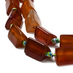 Натуральный красный агат бисер нитей G-F807-D01-01