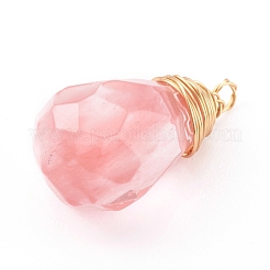 Кулон из кварцевого стекла с вишней&nbsp;PALLOY-JF00643