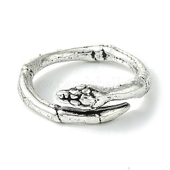 Открытые манжеты из змеиного сплава RJEW-K275-82AS