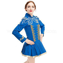 Утюжить/пришить полиэстеровую кружевную ленту с цветочной вышивкой&nbsp;SRIB-WH0026-32B