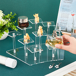 Прозрачные акриловые минифигурки с 10 слотом ODIS-WH0043-29B