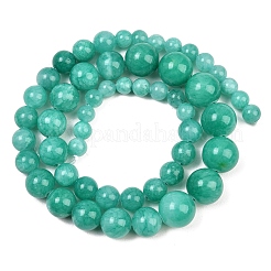 Fili di perle di giada Mashan naturale di dimensioni graduate&nbsp;GG-CBA2AE1-A08-M