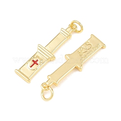 Латунь эмаль подвески&nbsp;KK-B167-07G