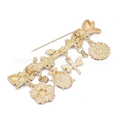 Булавки с эмалью в виде ветки PALLOY-D361-18G