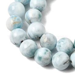 Larimar naturale perline fili&nbsp;G-B156-A01-8mm-01