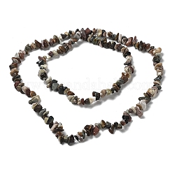 Бусы из натурального алашанского агата G-M205-79