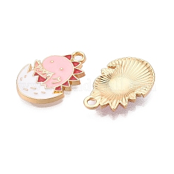 Подвески из эмали и сплава&nbsp;ENAM-T009-58B-RS