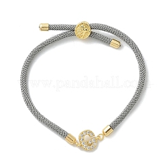 Регулируемые браслеты из нейлона&nbsp;BJEW-C096-01G-07