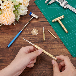 Набор из 1 железного молотка и 1 мини-молотков из нержавеющей стали&nbsp;AJEW-OC0005-37