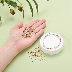 6300шт 5 стиля стеклянный бисер SEED-YW0001-18