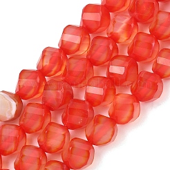 Натуральный красный агат бисер нитей&nbsp;G-C267-B12