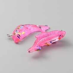 Прозрачные смоляные подвески&nbsp;DIY-TAC0020-25F