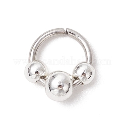 Соединительные кольца из нержавеющей стали 304 с круглыми латунными бусинами PALLOY-JF03869