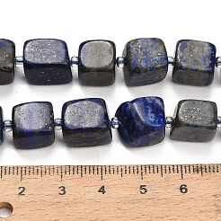 Natürlicher Lapislazuli Perlenstränge&nbsp;G-D108-B01