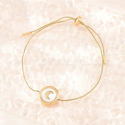 Verstellbare Schlangenkettenarmbänder aus Edelstahl 304&nbsp;BJEW-D460-04G