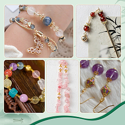 48 шт. 4 стиля 925 колпачка для бусин из стерлингового серебра&nbsp;STER-PH0003-97