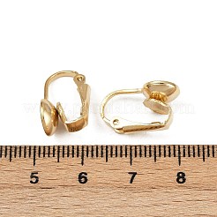 Латунные серьги с клипсами KK-P310-27A-G