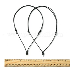 20 шт. 2-х цветный вощеный полиэстеровый шнур для изготовления ожерелий&nbsp;NJEW-FS00015