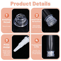 16 шт. 4 стиля пластиковых бутылок для вакуумного насоса с насадкой «утконос» DIY-GL0005-11