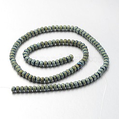 Electroplate non magnetici ematite sintetico fili di perline&nbsp;G-F300-48B-F07
