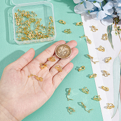 Латунные клипсы серьги KK-UN0001-88