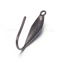 Крючки для сережек из хирургической нержавеющей стали 316 с ионным покрытием (IP).&nbsp;X-STAS-L211-10-B