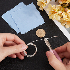 999 тонкая серебряная проволока из стерлингового серебра&nbsp;STER-BBC0006-64B