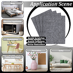 Tela no tejida de fieltro rectangular&nbsp;DIY-WH0899-898A