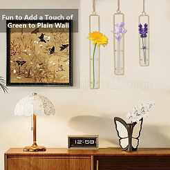 3 Stück 3 Stile hängende Hydrokulturvase aus Glas&nbsp;DIY-OC0012-50G
