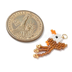 Подвески в виде птиц из стеклянных бусин&nbsp;PALLOY-MZ00920-03