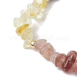 水瓶座守護宝石ストレッチブレスレット  チップ  内径：2-1/4インチ（5.65cm）&nbsp;BJEW-JB11108-01