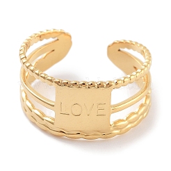 Кольца-манжеты из нержавеющей стали 304&nbsp;RJEW-K273-10G