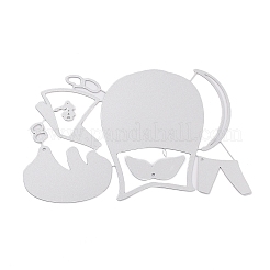 Девушка из углеродистой стали вырубка умирает трафареты DIY-P076-42