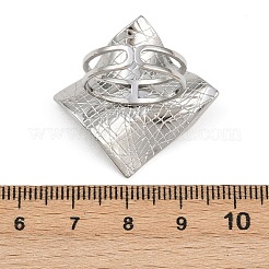 Bagues de manchette réglables en acier inoxydable 304 pour femmes&nbsp;RJEW-B135-06P
