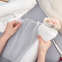 Полиэфирная сетка для обертывания цветочных букетов DIY-WH0542-38B