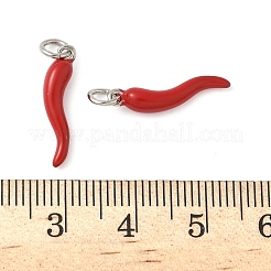 Ciondoli smaltato in ottone&nbsp;KK-C110-18B-P