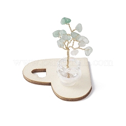 Chips d'aventurine verte naturelle décorations d'arbre de vie&nbsp;AJEW-JD00014-02
