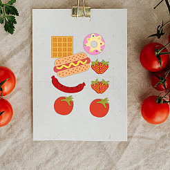 Трафареты для резки углеродистой стали для завтрака DIY-WH0309-1825