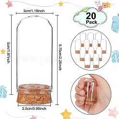 20 комплект стеклянного купола&nbsp;AJEW-BC0003-54C