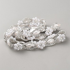 Сплав звеньев цепи со стразами LCHA-WH20001-01S