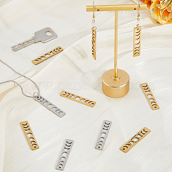 24 Stück 2 Stile 304 Edelstahlanhänger&nbsp;STAS-HS0001-86