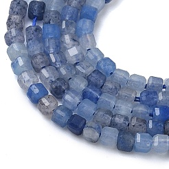 Нити из бусин авантюрина синего цвета&nbsp;G-P457-B01-10