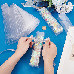 16 шт. прямоугольные складные прозрачные коробки из ПВХ&nbsp;CON-BC0007-44B