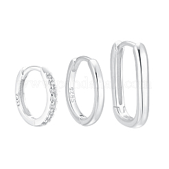 Геометрические циркониевые круглые серьги для ежедневного ношения минималистичные украшения элегантные аксессуары для ушей FQ7640-2