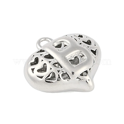 Полые латунные подвески на день святого валентина KK-M289-03B-P