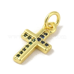 Ottone micro spianare pendenti zirconi&nbsp;KK-M283-20I-02